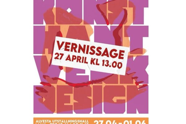 Affisch om vernissage